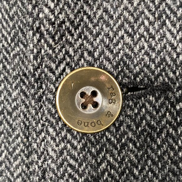 Rag & Bone Button Up Wool Jacket Size 44 - Picture 2 of 10